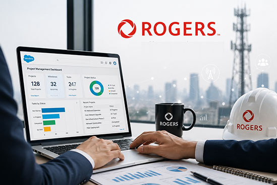 Salesforce project management platform for Rogers Communications